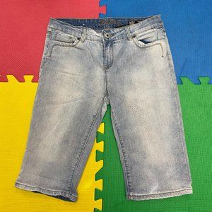 Buffalo David BITTON SAMUELLA Bermuda Jean Shorts Women's Size 8 Mid-Rise